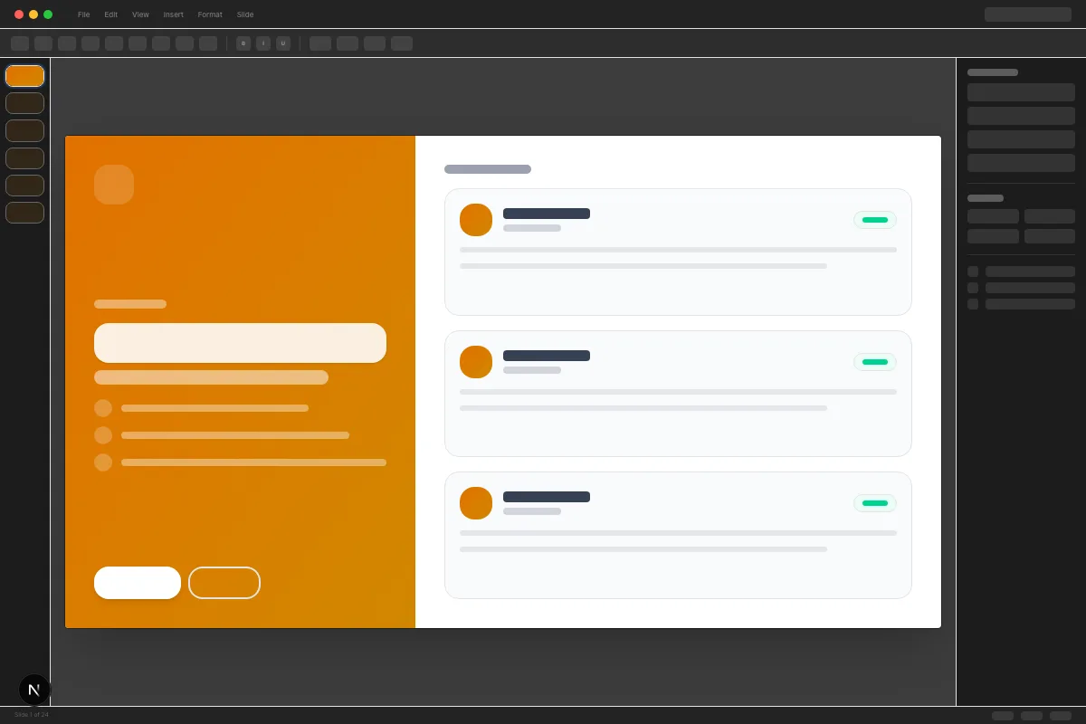 Restaurant Menu — PowerPoint
